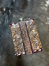 Load image into Gallery viewer, Leather Flask
