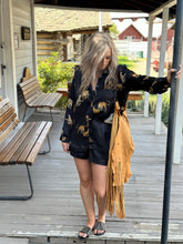 Load image into Gallery viewer, Upcycle Natural Deer Hide Leather Fringe Purse by Keep It Gypsy