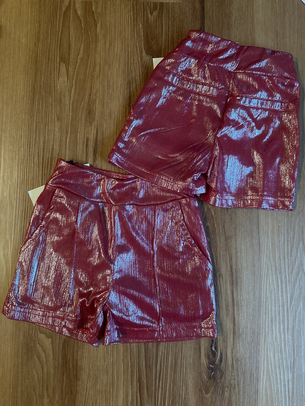 Ruby Red Kid Shorts