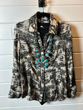 Load image into Gallery viewer, Double D Ranch Wear Top Wide Open Trail Toile Workshirt
