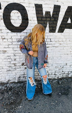 Load image into Gallery viewer, Wild West Embroidery Denim Jacket
