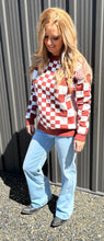 Load image into Gallery viewer, Brown Checkered Sweater
