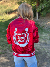 Load image into Gallery viewer, Cowgirl Social Club Bomber Jacket
