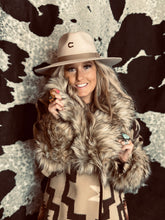 Load image into Gallery viewer, Camel Sedona Blanket Coat By Tasha Polizzi
