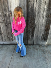 Load image into Gallery viewer, Acid Washed Crop Sweatshirt
