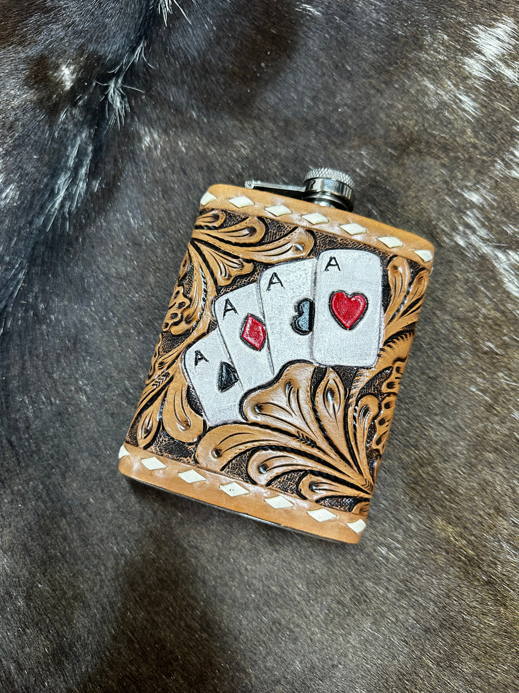 Leather Flask