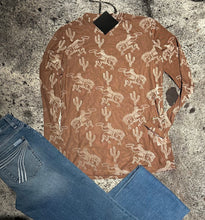 Load image into Gallery viewer, Brown Velvet Mesh Top
