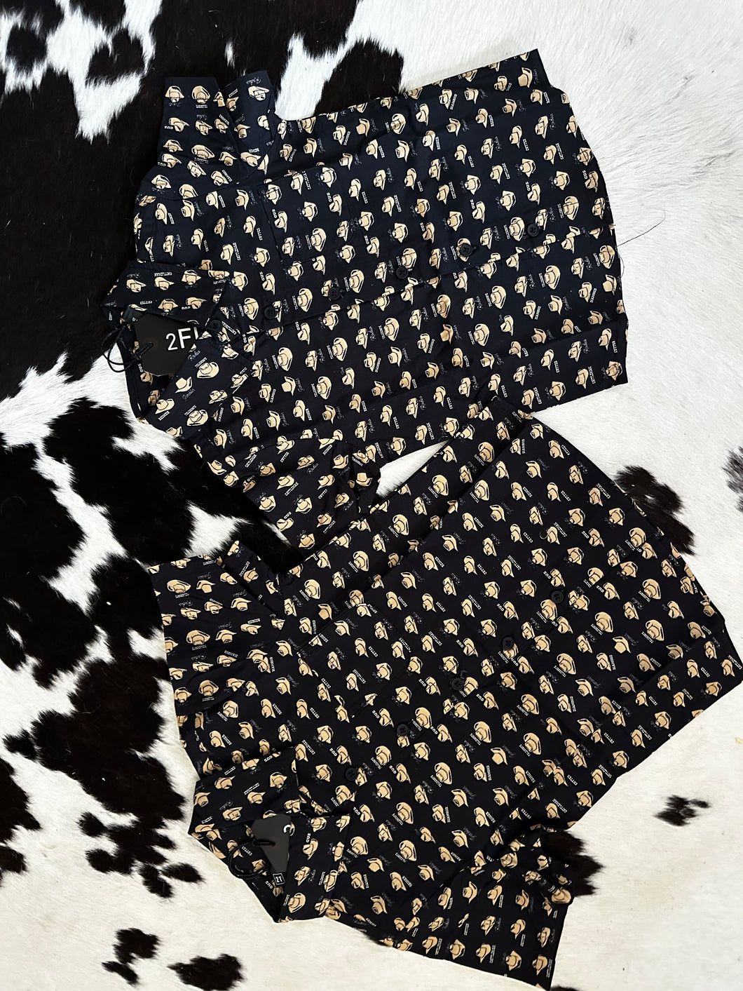Kid Rodeo Hat Button Up