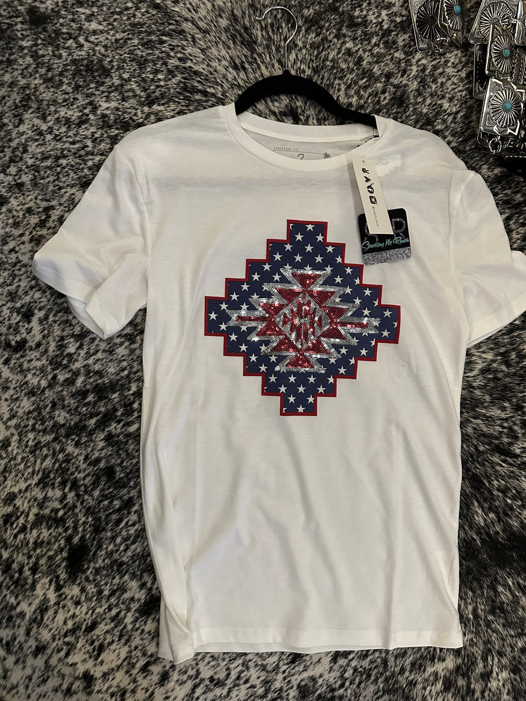 American Aztec Cream T-Shirt
