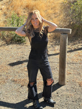 Load image into Gallery viewer, Black Short Sleeve Lace Top
